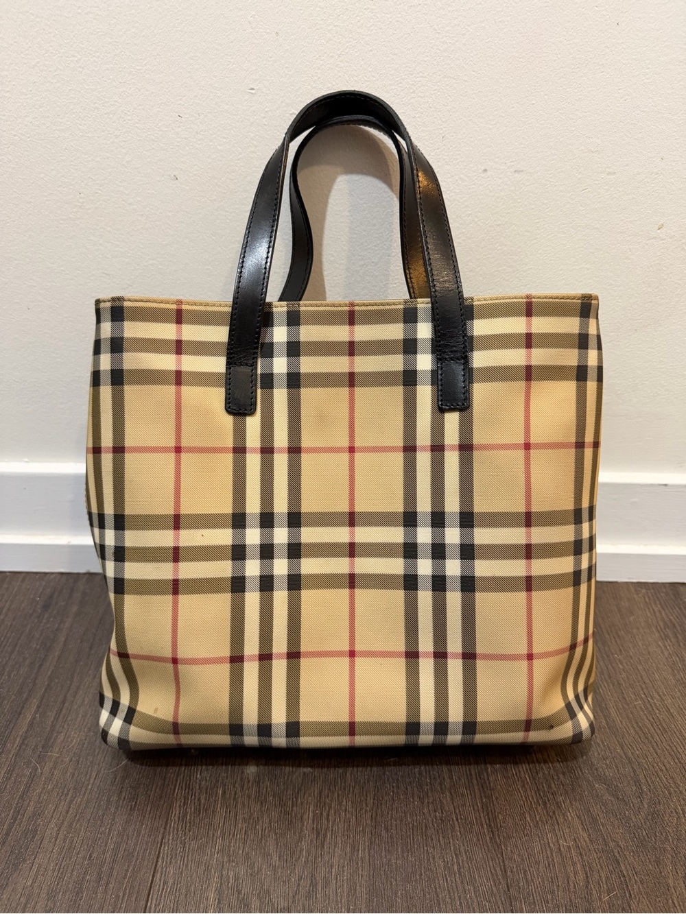 Burberry Nova Check Tote Bag